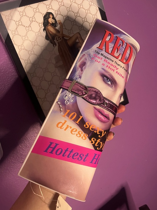 Handbags - •All or Nothing• Belted Magazine Print Clutch with Removable chain strap New